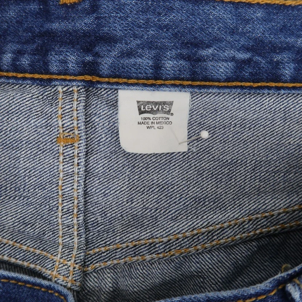 Vintage Levis 501 Jeans Mens 36x30 (34x26) Blue Original Fit Straight Button Fly - Picture 12 of 14